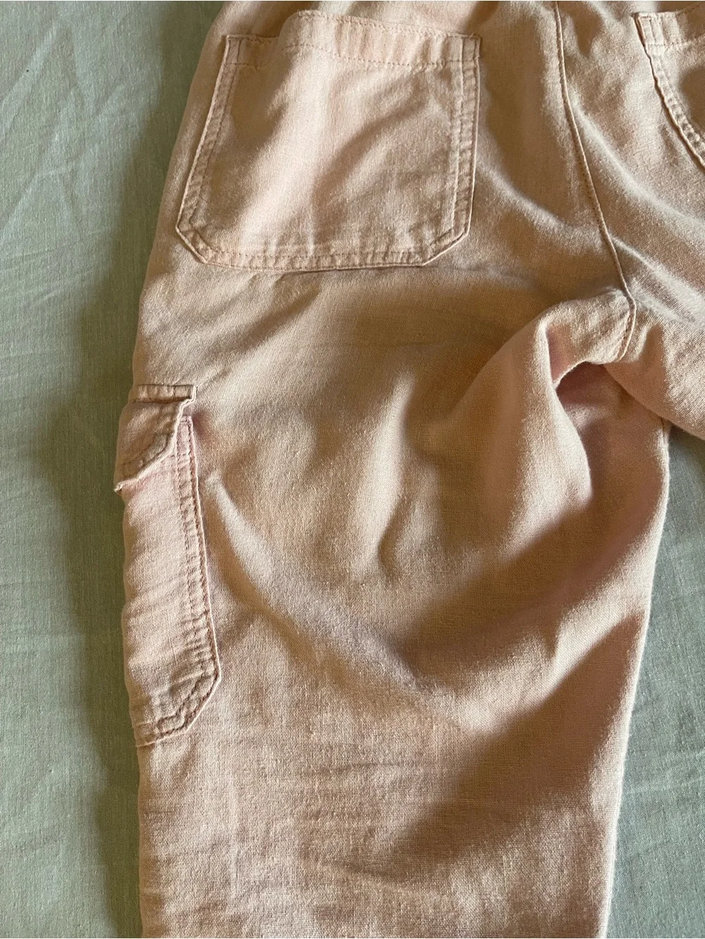 St. John's Bay Light Pink Cargo Jogger Pants for Kids
